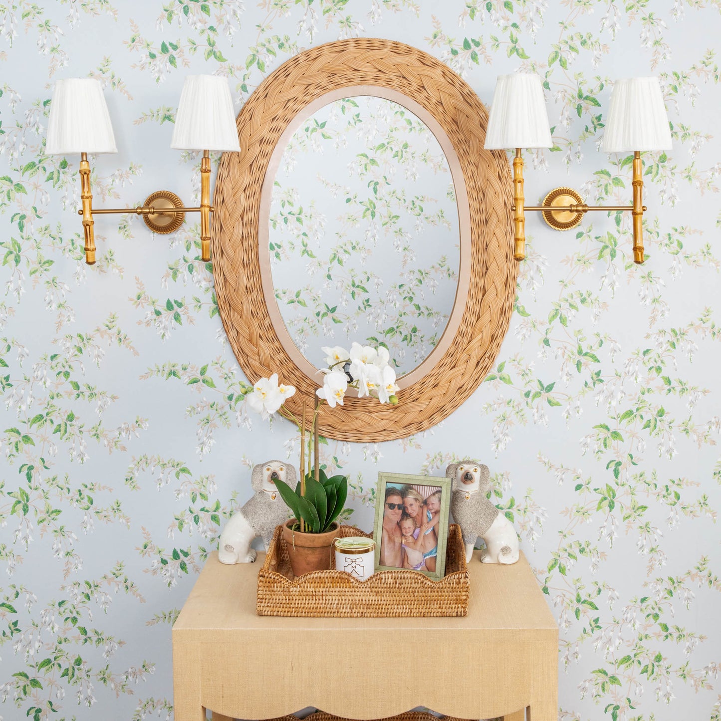 Bamboo Rechargeable Double Wall Light