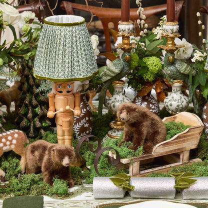 Olive Lotus Lampshade (18cm)