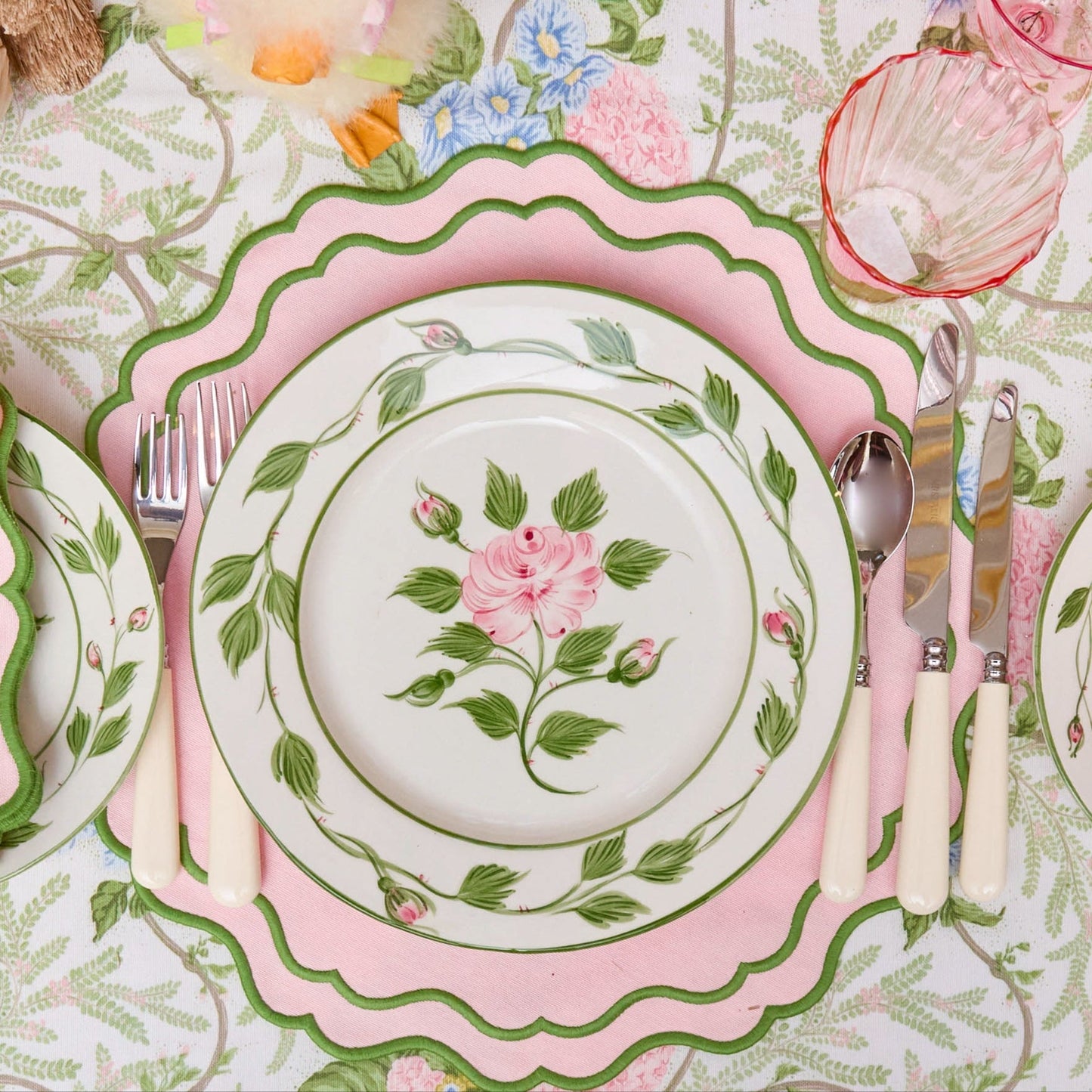 Rose Bud Dinner Plate