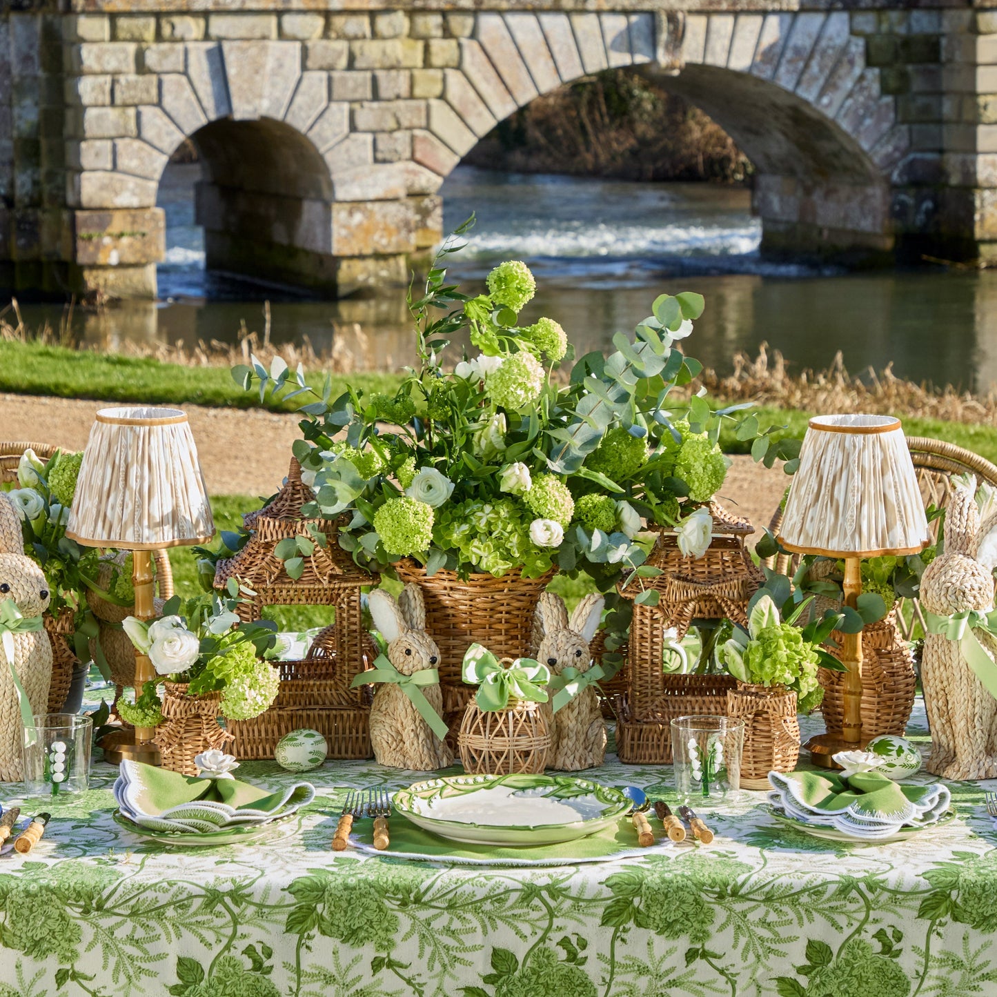 Lily of the Valley Glass Jug