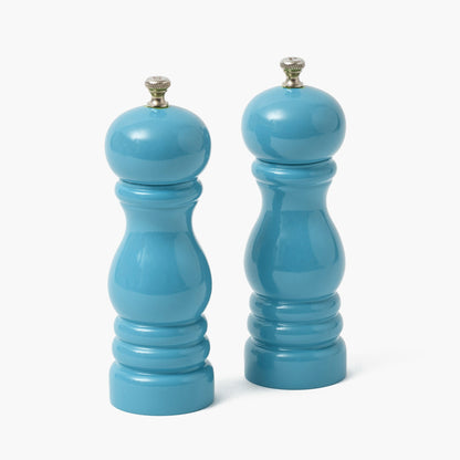 Blue Lacquer Salt & Pepper Set