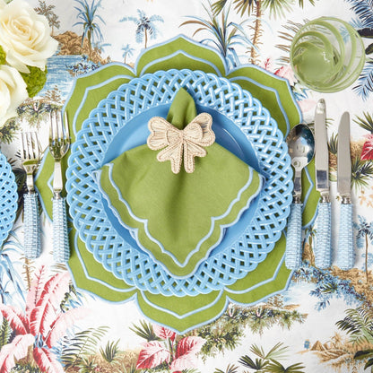 Wicker Napkin Bows (Set of 4)