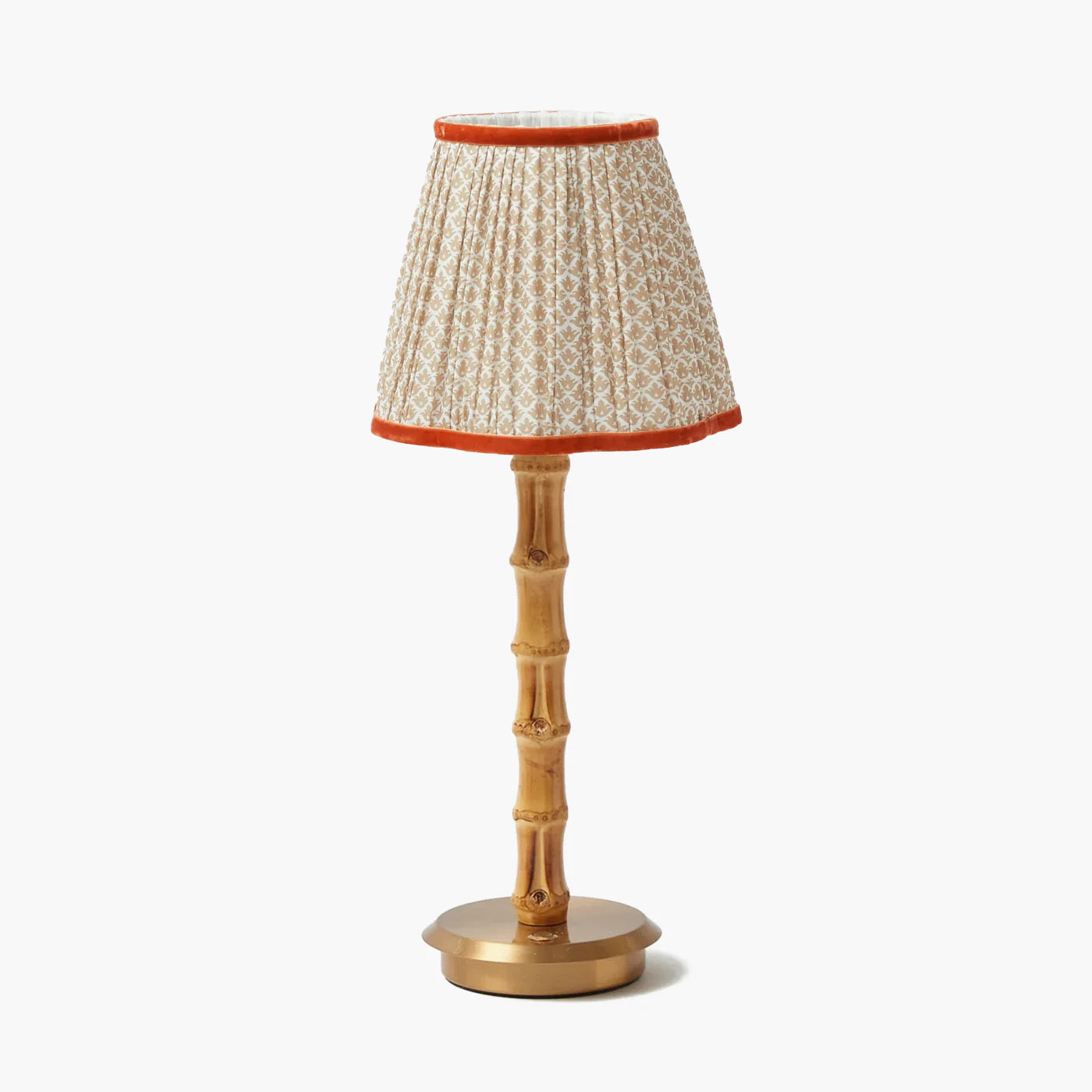 Putty & Orange Lotus Lampshade (18cm)