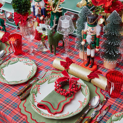 Green & Red Katherine Napkins (Set of 4)