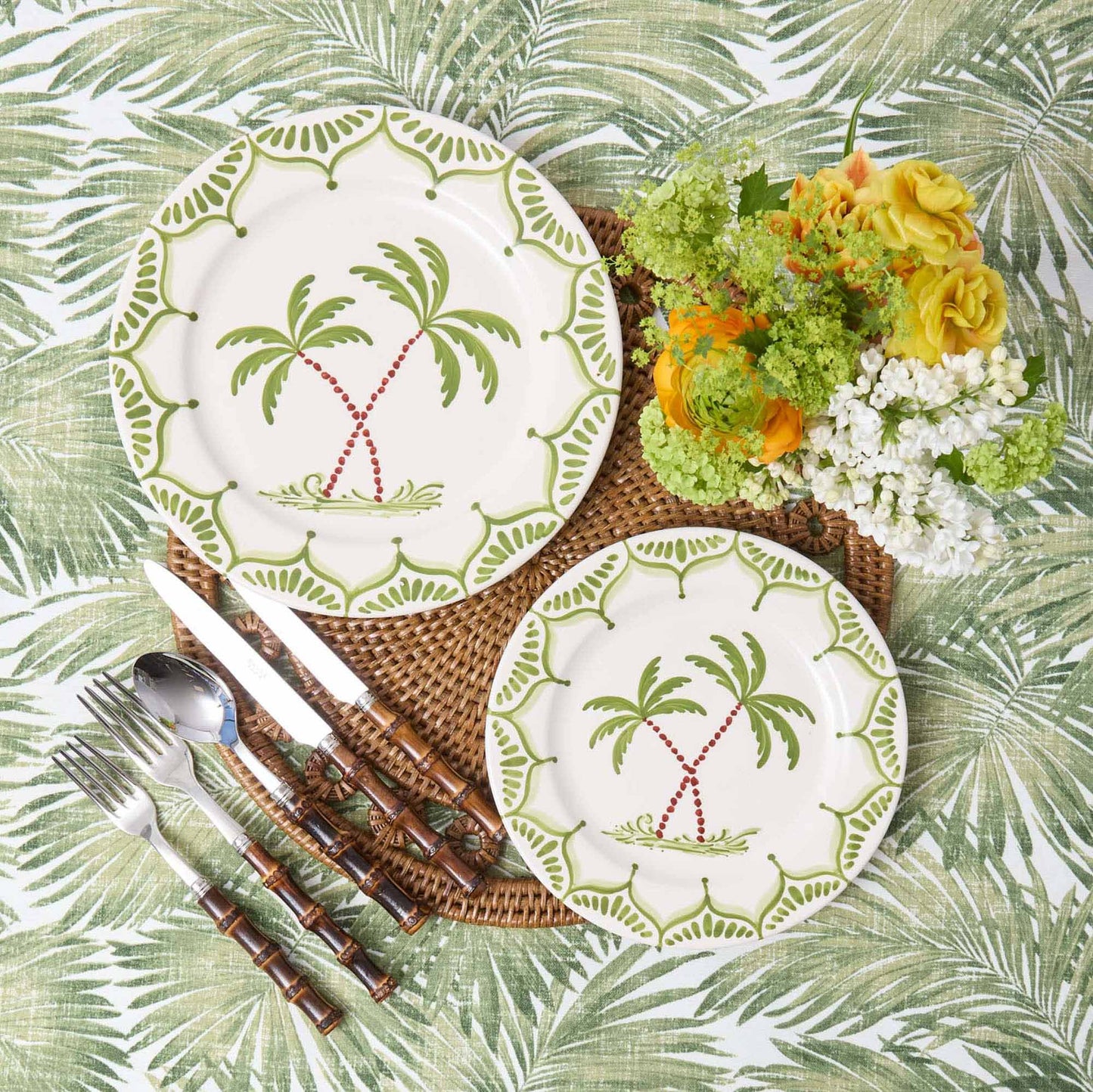 Jardin de Palmier Dinner Plates (Set of 4)