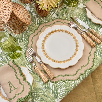 Green Palm Tablecloth