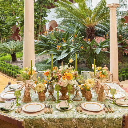 Green Palm Tablecloth