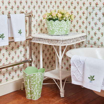 Lily of the Valley Linen Hand Towel