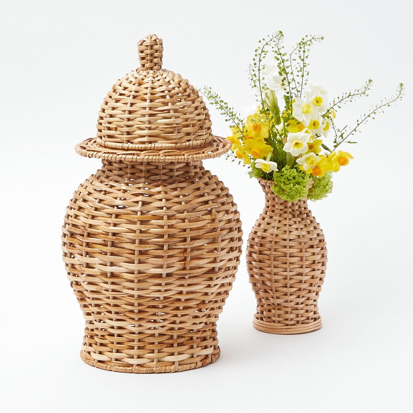 Rattan Ginger Jar