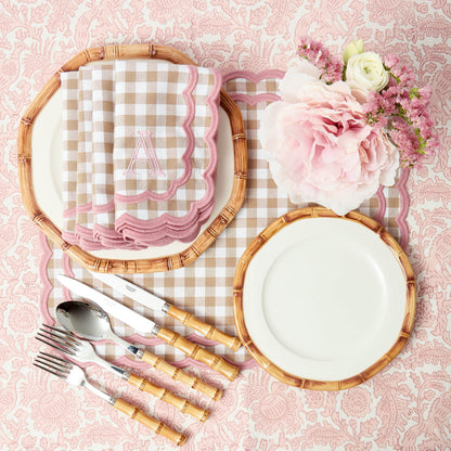 Petal Pink Pheasant Tablecloth