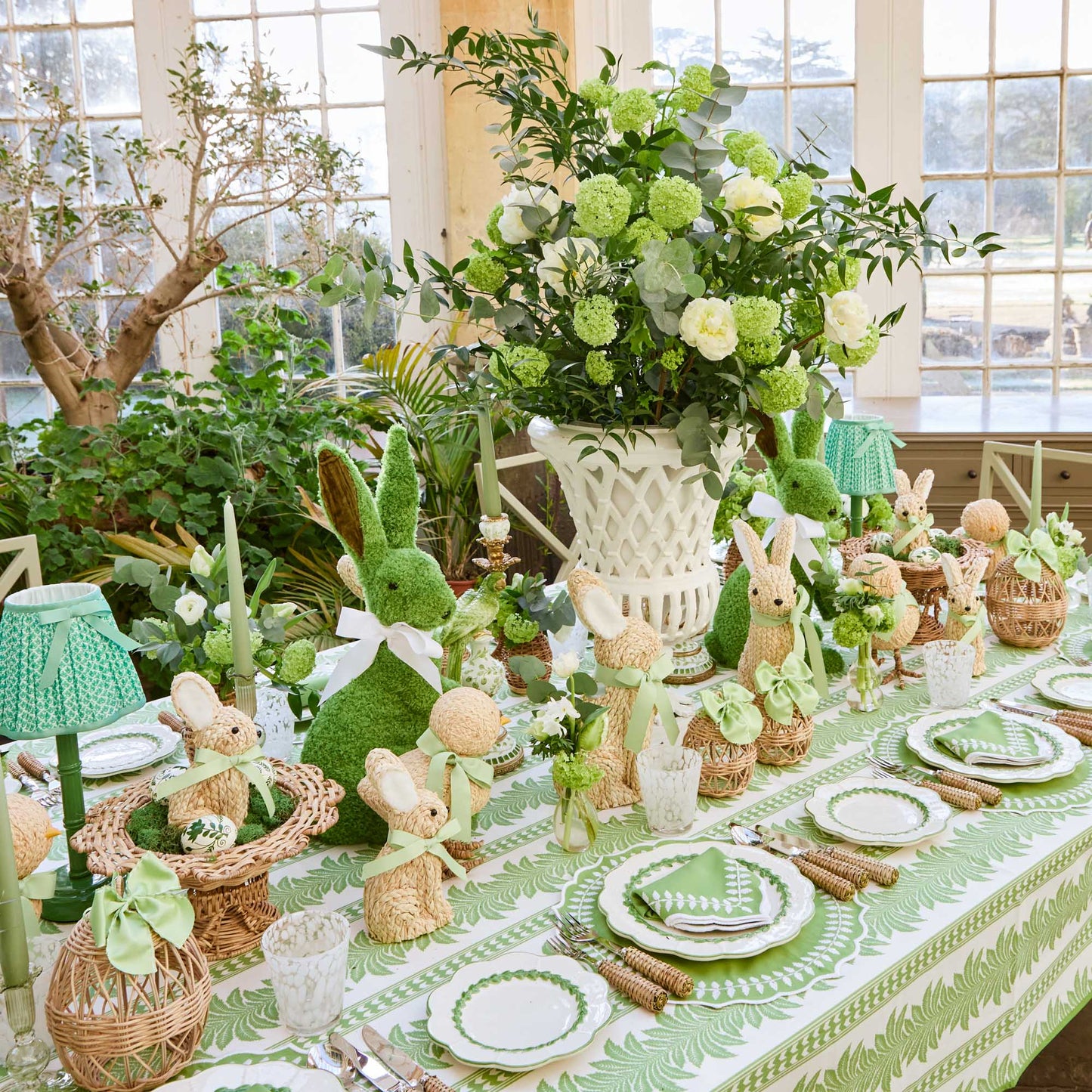 Green Laurel Placemats (Set of 4)