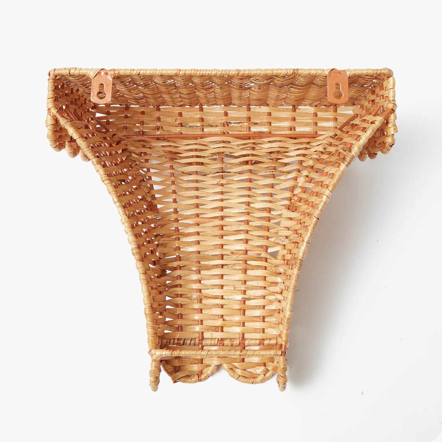 Rectangular Rattan Wall Sconce