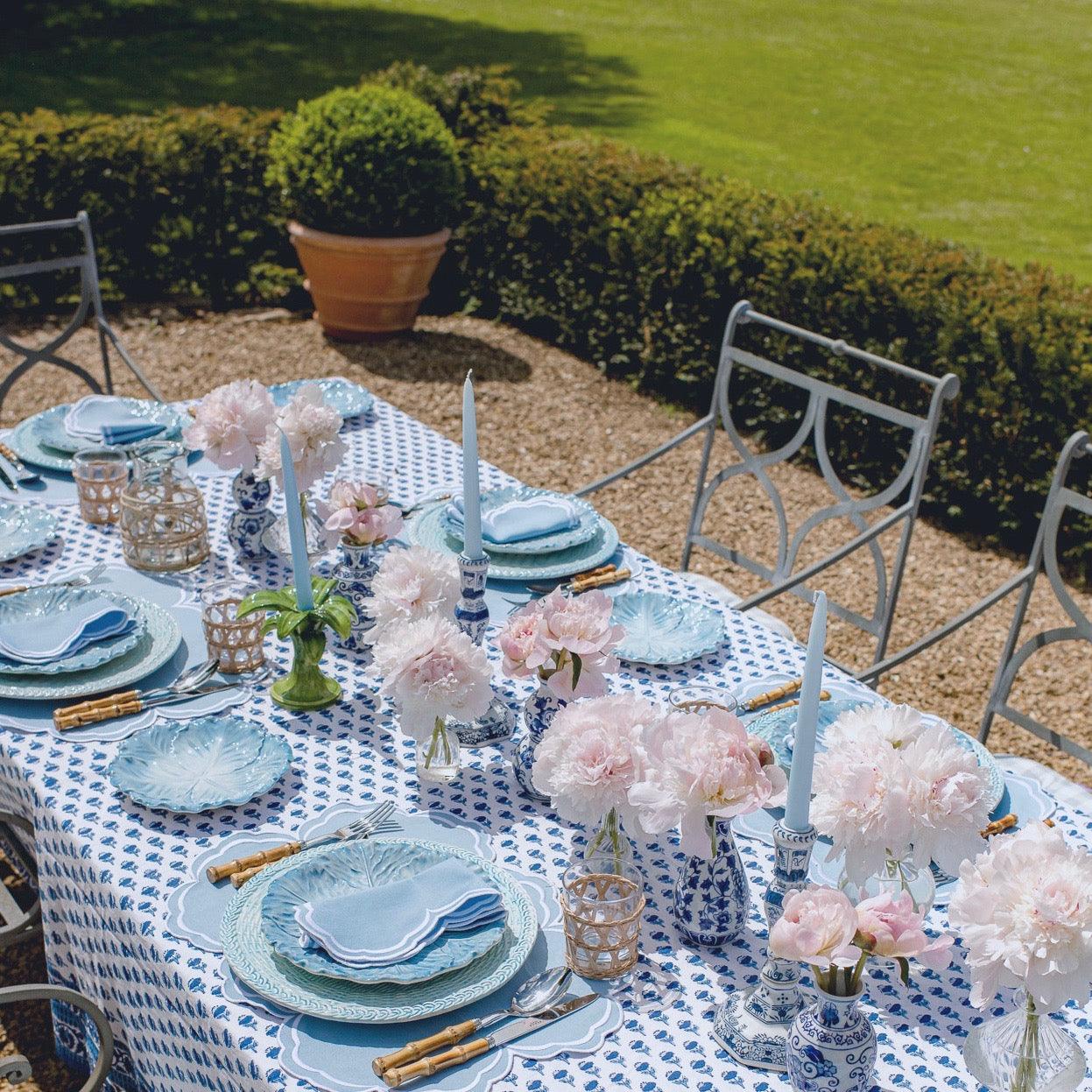 Serena Cornflower Blue Napkins (Set of 4)