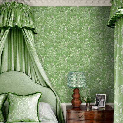 Green Ikat Lampshade (40cm)