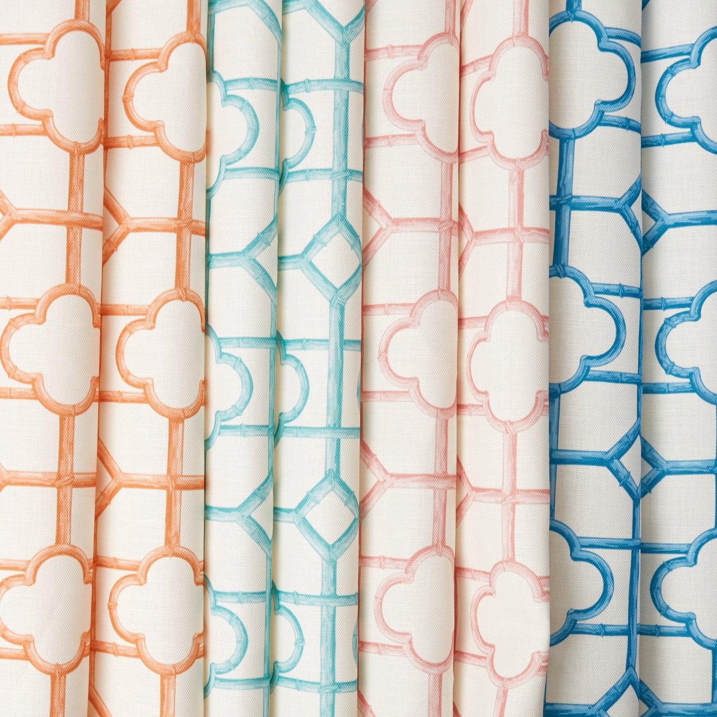 French Blue Shaded Bamboo Fabric