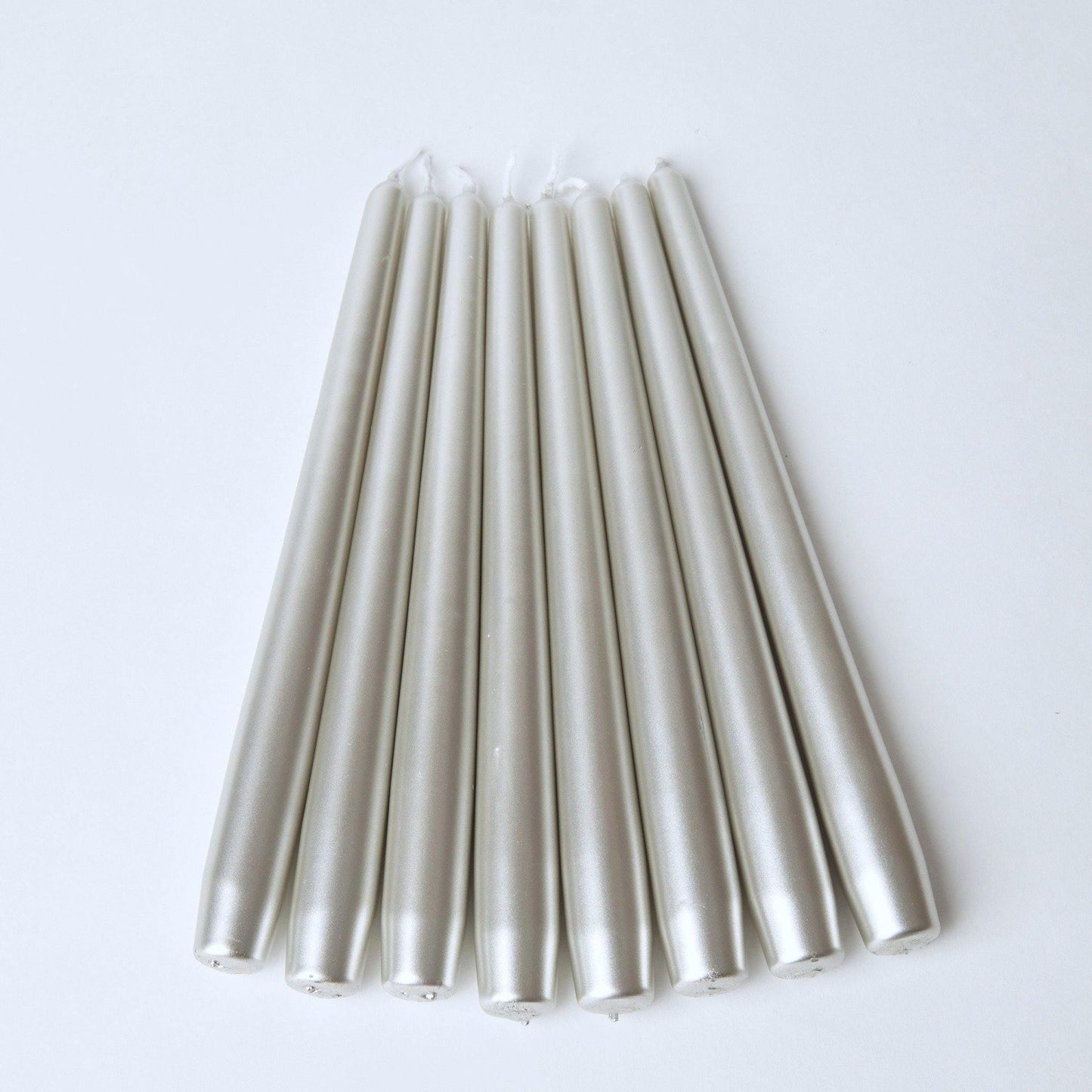 Silver Candles (Set of 8)