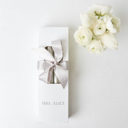 Silver Candles (Set of 8)