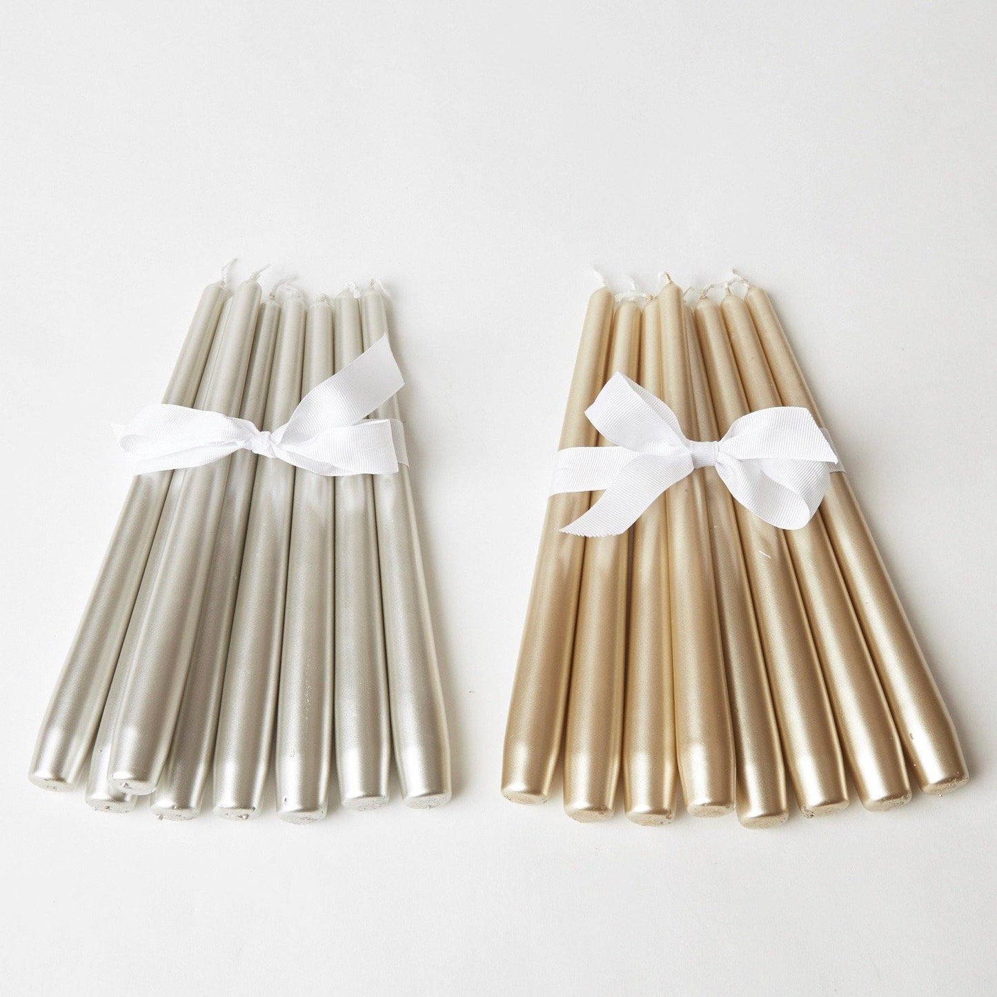Silver Candles (Set of 8)