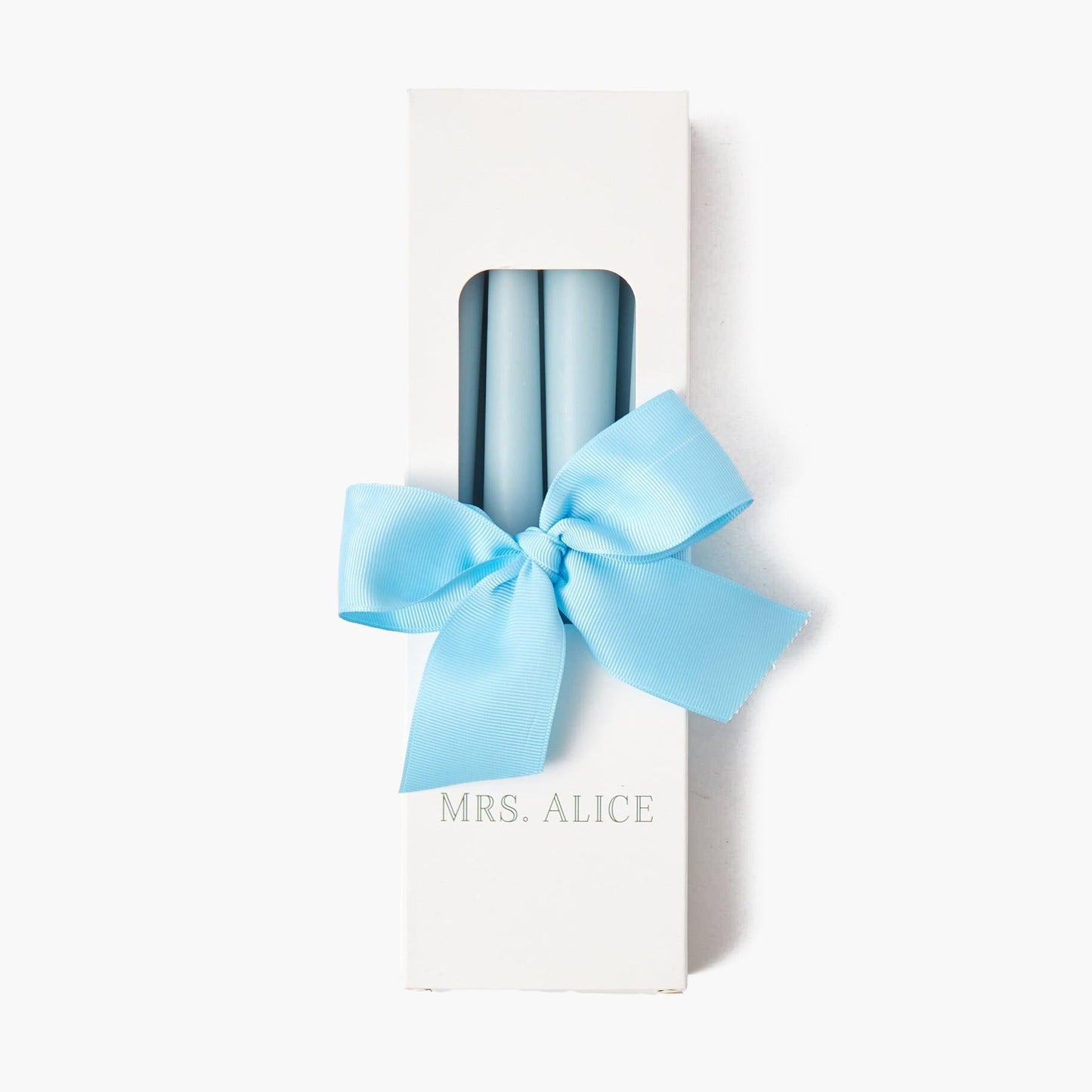 Soft Blue Candles (Set of 8)