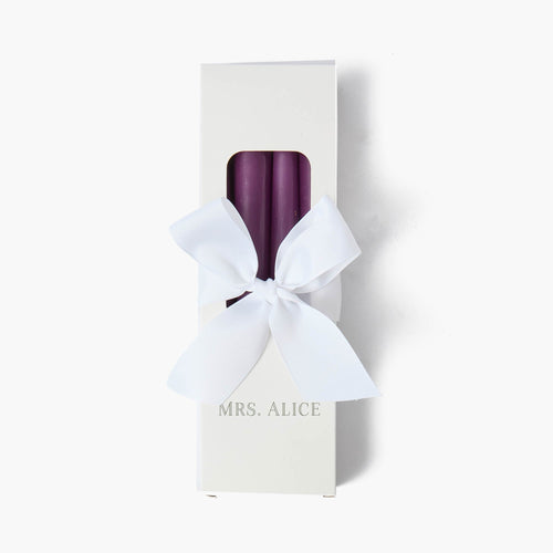 Purple Candles (Set of 8)