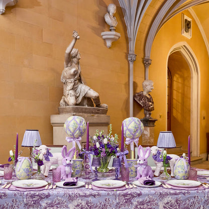 Eden Purple Ribboned Candle Set