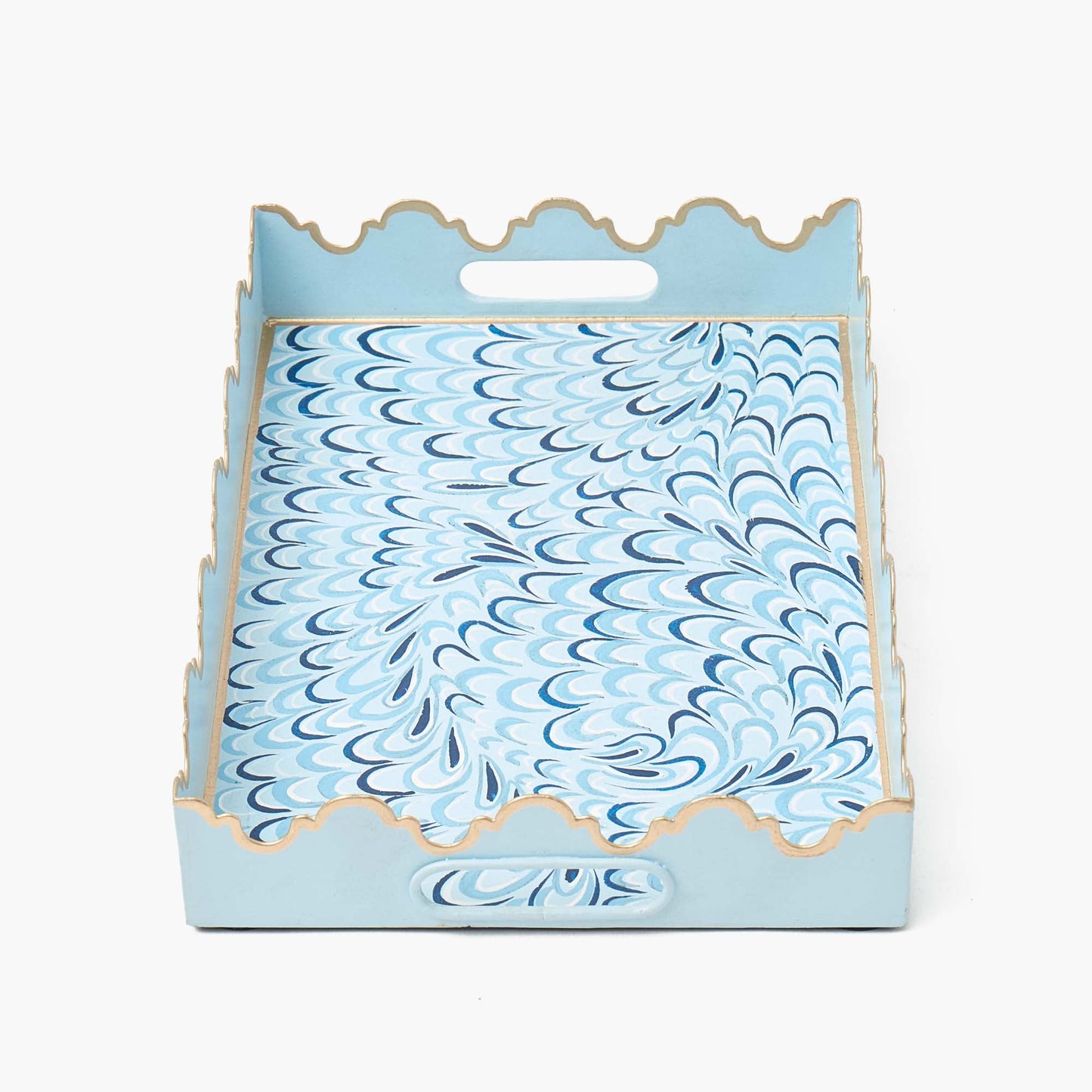 Blue Small Marble Tray