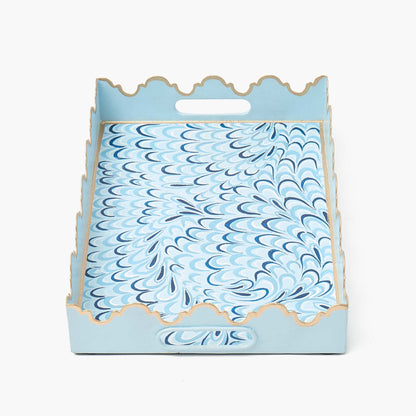 Blue Small Marble Tray