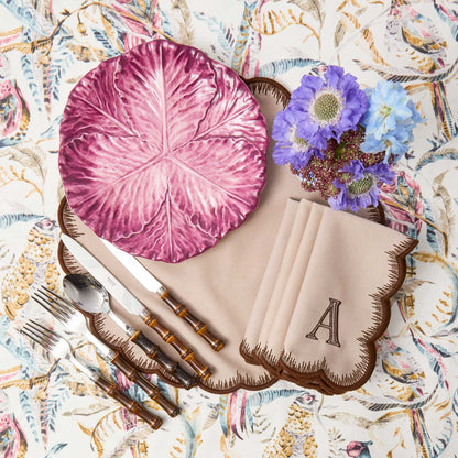Aubergine Serena Cabbage Dinner Plate