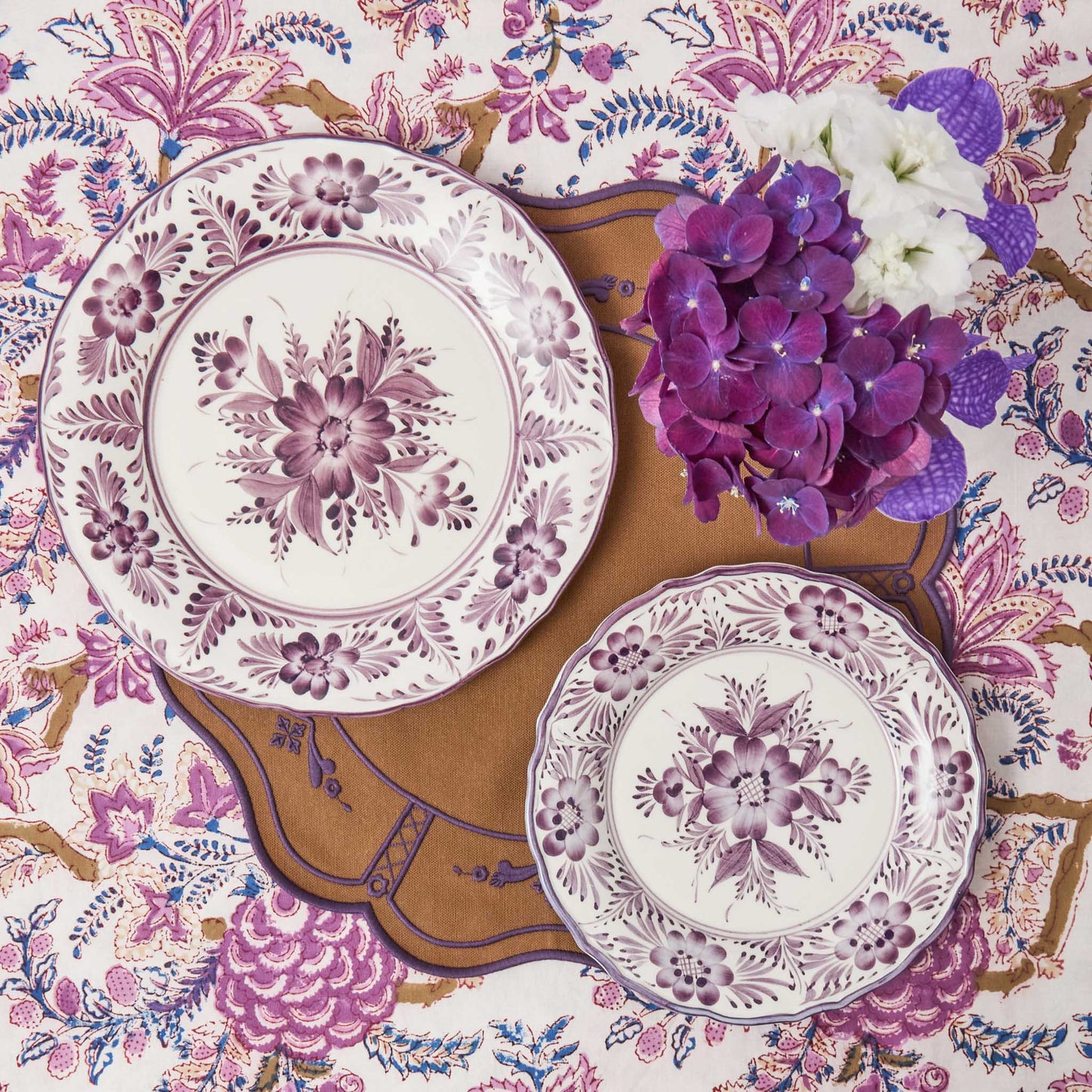 Purple Pandora Dinner Plates (Set of 4)