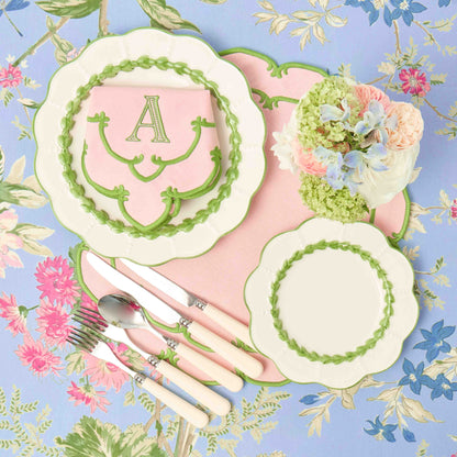 Pink & Green Amanda Placemats (Set of 4)