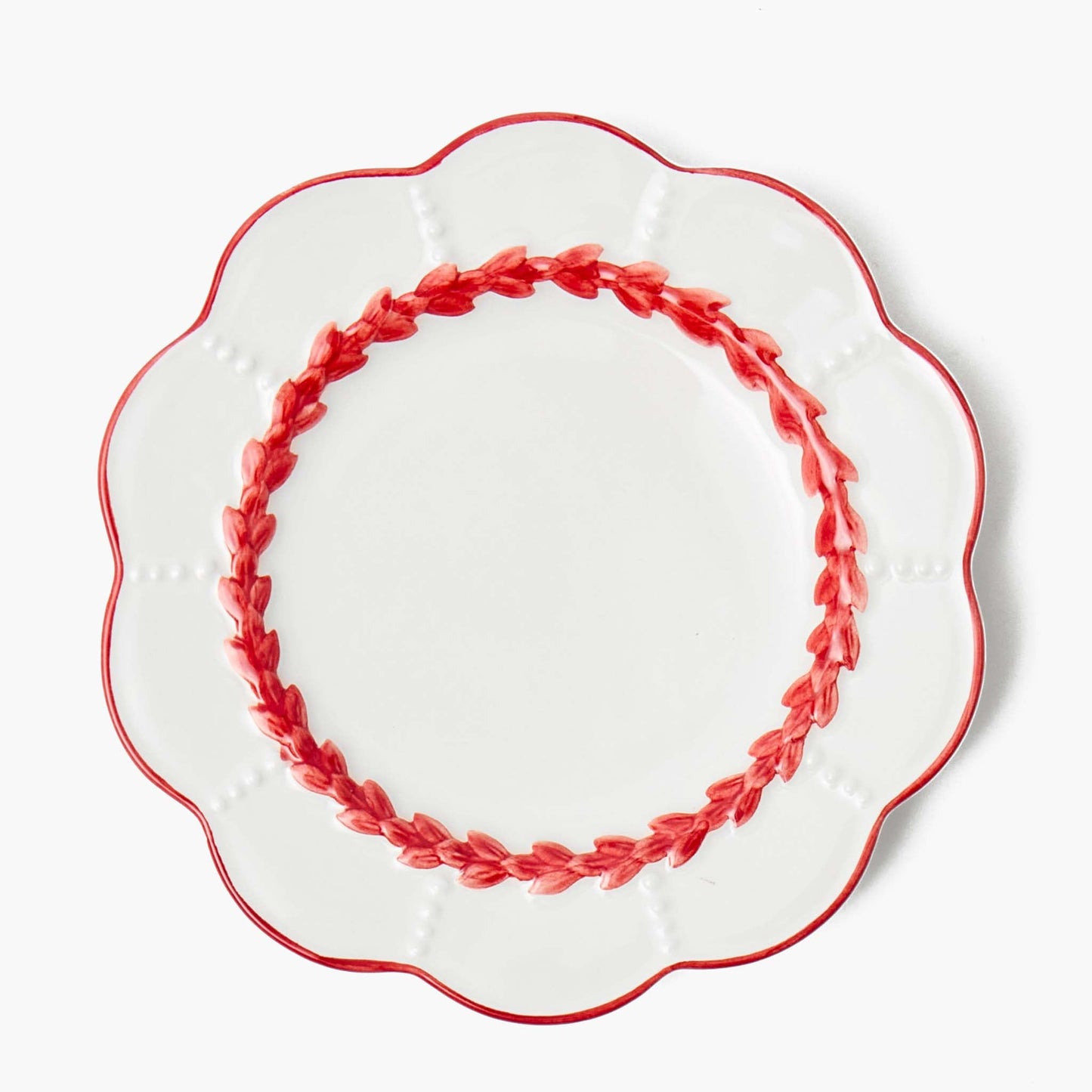 Red Laurel Starter Plates (Set of 4)