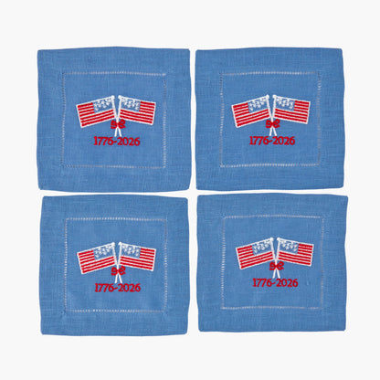 Fourth of July Cocktail Napkins (Set of 4)