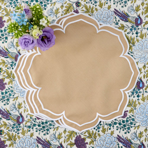 Sand Fleur Placemats (Set of 4)