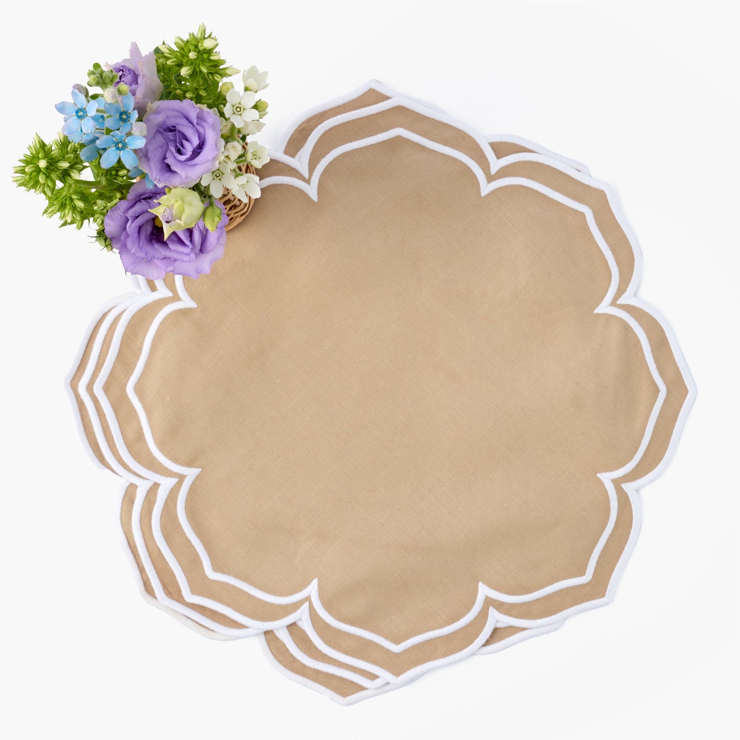Sand Fleur Placemats (Set of 4)