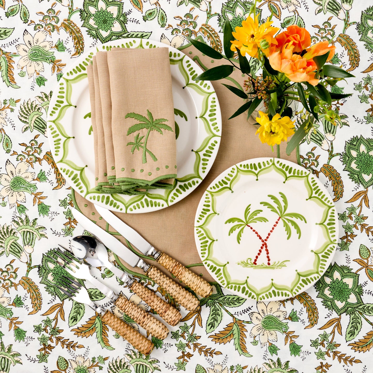 Jardin de Palmier Dinner Plates (Set of 4)