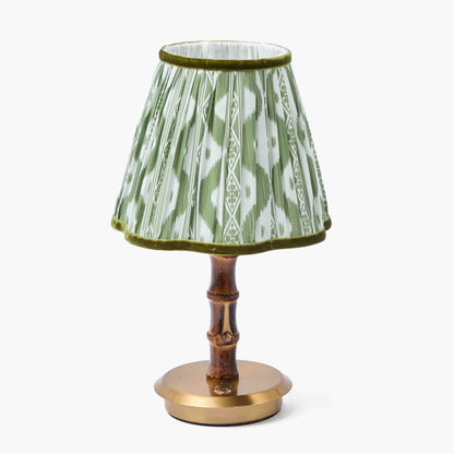 Burnt Bamboo Short Rechargeable Lamp