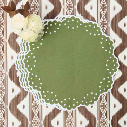 Green Esmerelda Placemats (Set of 4)